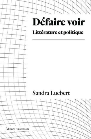 Défaire voir. Littérature et politique