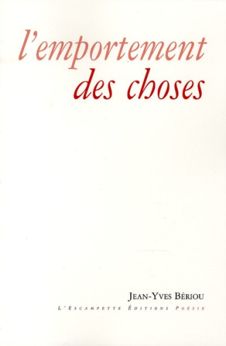 L'emportement des choses