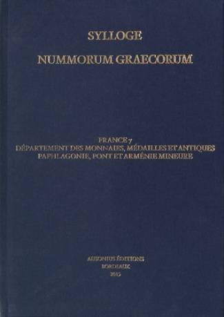 Sylloge nummorum graecorum. France 7 Département des monnaies, médailles et antiques : Paphlagonie,