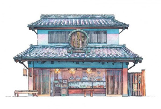 Boutiques de Tokyo. La biscuiterie