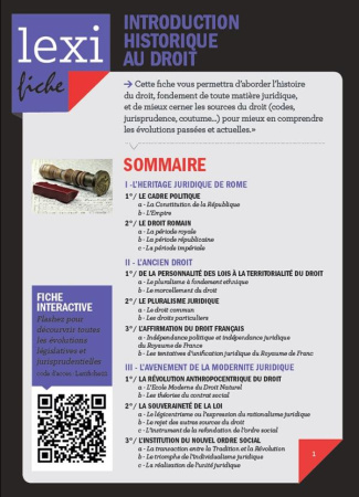 Introduction historique au droit