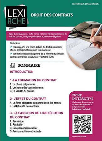 Droit des contrats