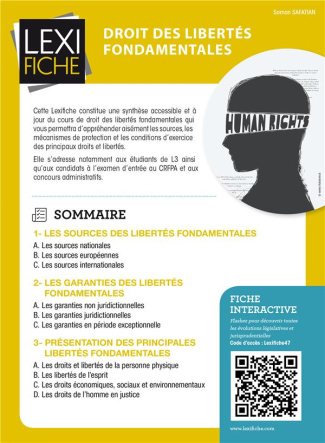 Droit des libertés fondamentales