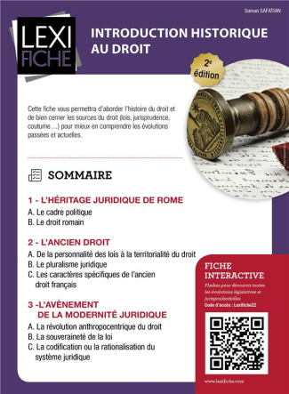 Introduction historique au droit. 2e édition