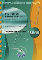 Droit social UE 3 du DCG. Fiches, Edition 2010-2011