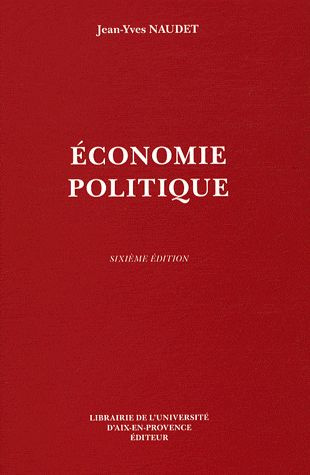Economie politique. 6e édition revue et corrigée