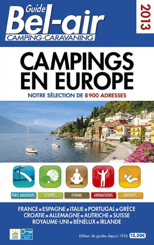 Guide Bel-air Campings en Europe. Edition 2014