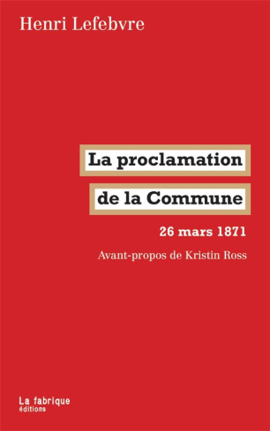 La proclamation de la Commune. 26 mars 1871