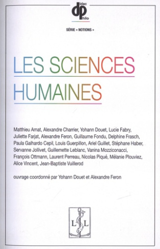 Les sciences humaines