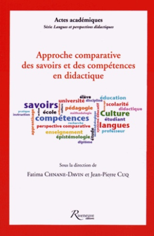 Approche comparative des savoirs et des compétences en didactique