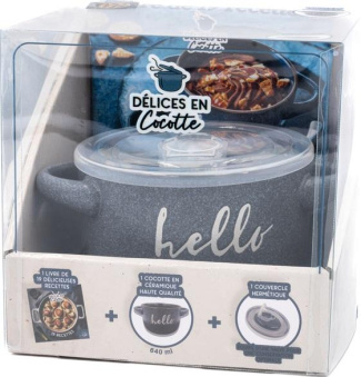 Délices en cocotte. Avec 1 cocotte en céramique et son couvercle hermétique