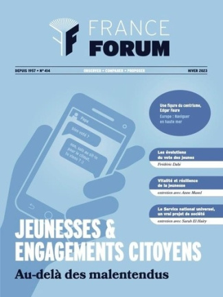 France forum N° 414, hiver 2023 : Jeunesses et Engagements citoyens