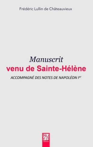 Manuscrit venu de Saint-Hélène