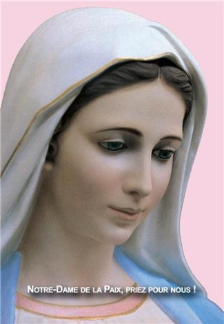 Image de Notre-Dame de la Paix (Medjugorje). Pack de 20 exemplaires