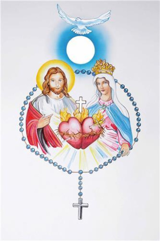 Image-prière aux coeurs unis. Par lot de 20
