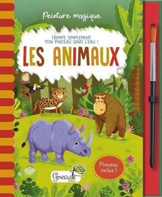 Les animaux. Avec un pinceau inclus