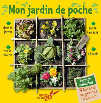 Mon jardin de poche. Avec 9 sachets de graines à semer, Edition collector