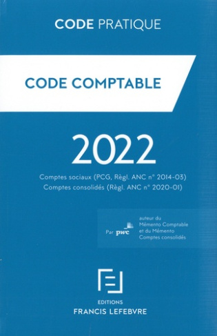 Code comptable. Edition 2022