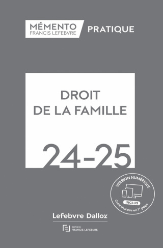 Droit de la famille. Edition 2024-2025