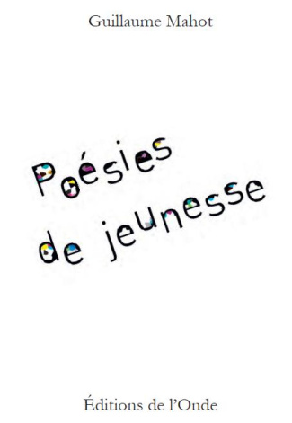 Poésies de jeunesse