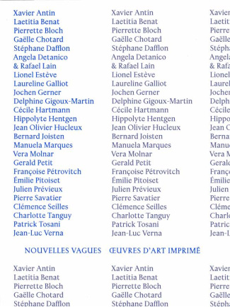 NOUVELLES VAGUES