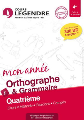 Orthographe grammaire 4e