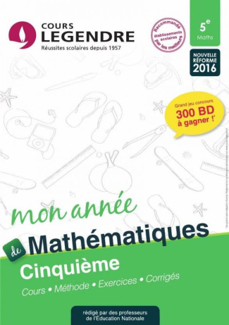 Mathématiques 5e. Edition 2021