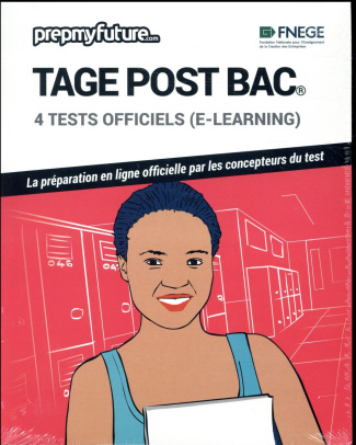 Tage post bac®. 4 tests officiels (e-learning). Contient 1 clé d'activation