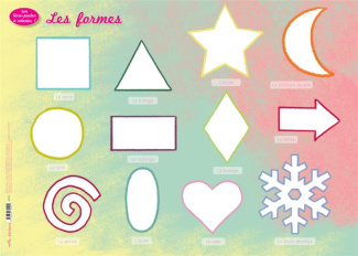 TON LIVRE POSTER A CREER : LES FORMES