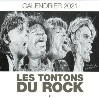 Calendrier Les tontons du rock. Edition 2021