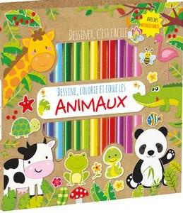 Dessine, colorie et colle les Animaux