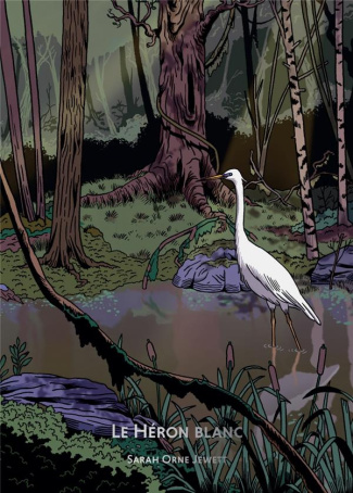 Le Héron blanc. Bibliothèque illustrée