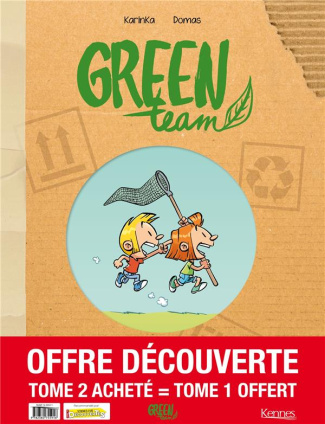 Green team : Pack en 2 volumes : Tome 2, Plastic Attack. Dont Tome 1, Objectif zéro déchet offert