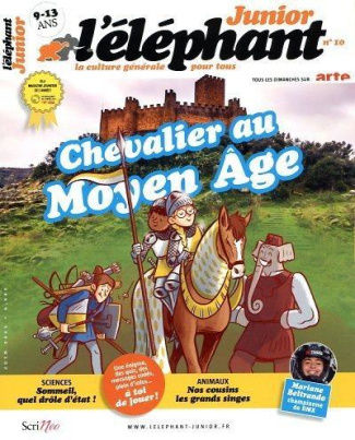 L'éléphant junior N° 10, juin 2022 : Chevalier au Moyen Age