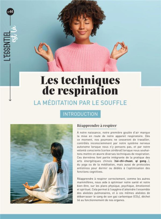 Les techniques de respiration. La méditation par le souffle