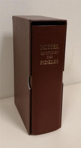 Missel quotidien des fidèles Marron. 3e édition