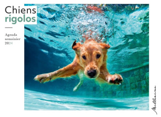 Agenda semainier Chiens rigolos. Edition 2024