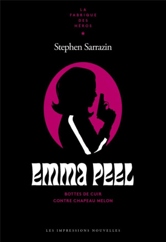 Emma Peel. Bottes de cuir contre chapeau melon