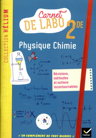 Carnet de labo Physique-chimie 2de