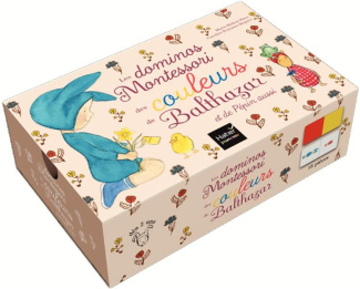 Les dominos Montessori des couleurs de Balthazar. Et de Pépin aussi