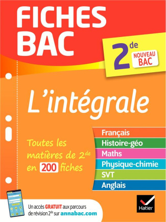 L'intégrale 2de. Edition 2020
