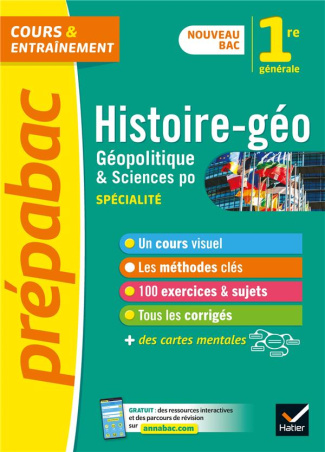 Histoire-géo, géopolitique, sciences politiques 1re spécialité. Edition 2019