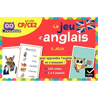 Le jeu d'anglais CP/CE2. 5 jeux pour apprendre l'anglais en s'amusant !