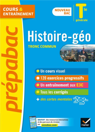 Histoire-Géographie tronc commun Tle générale. Edition 2020