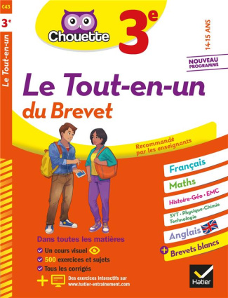 Le tout-en-un du brevet 3e