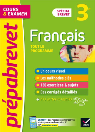 Français 3e Spécial Brevet. Cours & examen, Edition 2021