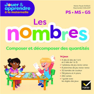 BOITE DE JEUX LES NOMBRES, COMPOSER ET DECOMPOSER DES QUANTITES