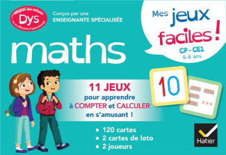 Mes jeux de maths facile ! CP-CE1 [ADAPTE AUX DYS