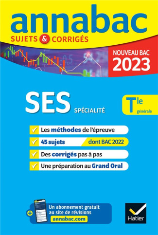 SES spécialité Tle générale. Sujets & corrigés, Edition 2023