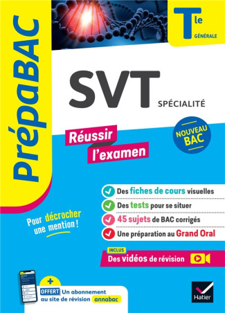 SVT spécialité Tle générale. Edition 2024